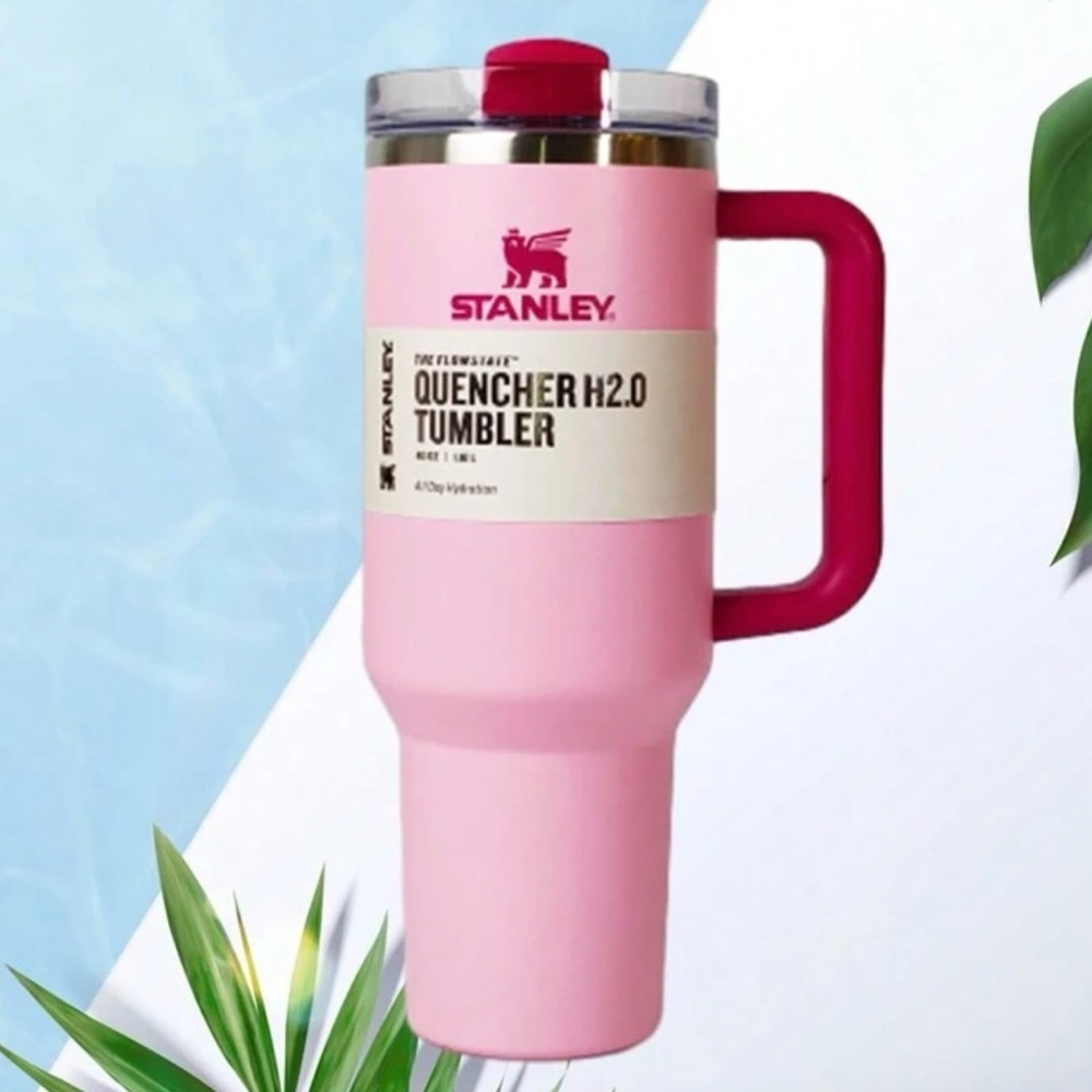 Stanley cup 40oz. Pink flamingo